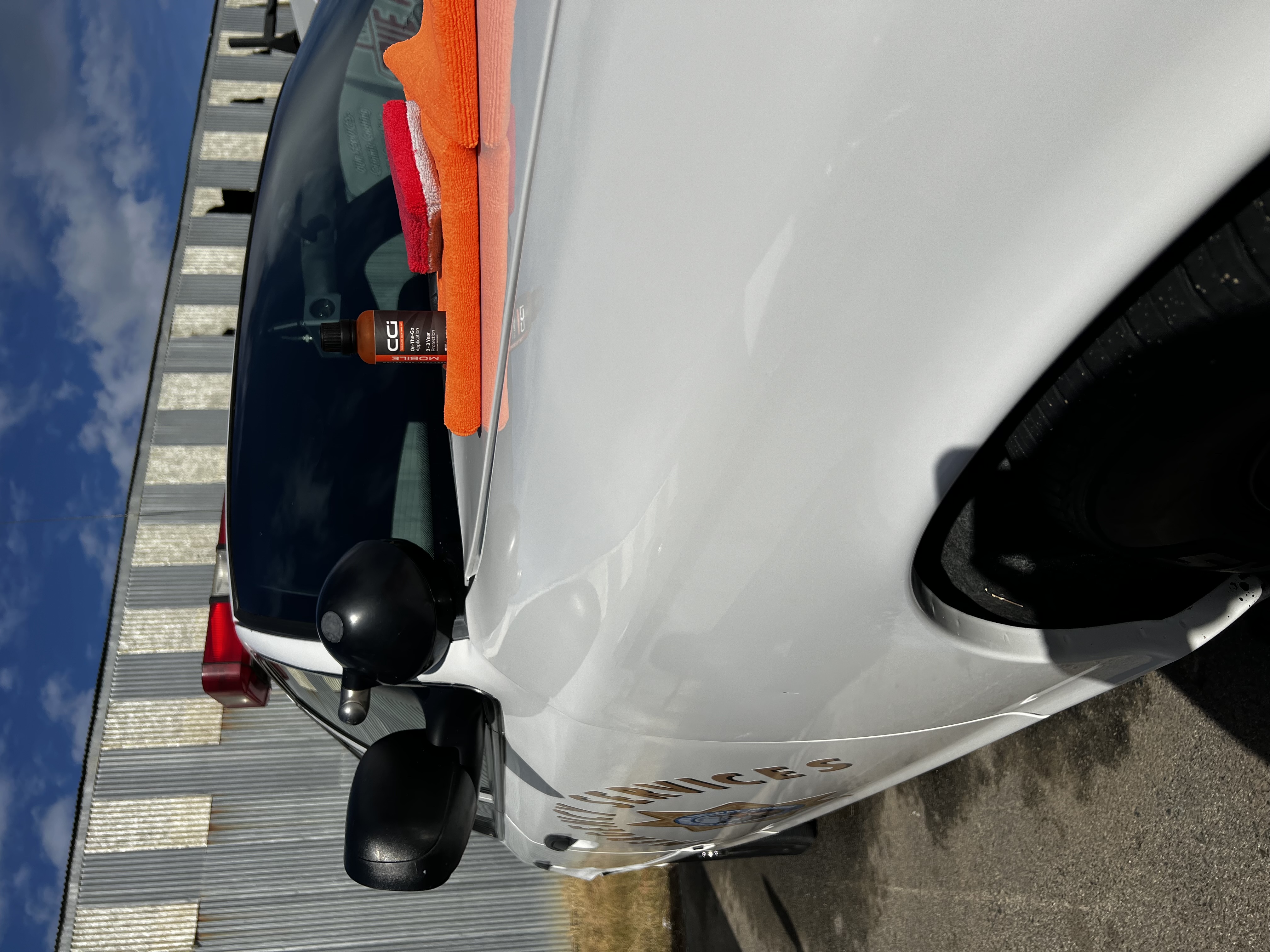 Museum Police Car Ceramic Coating Finish