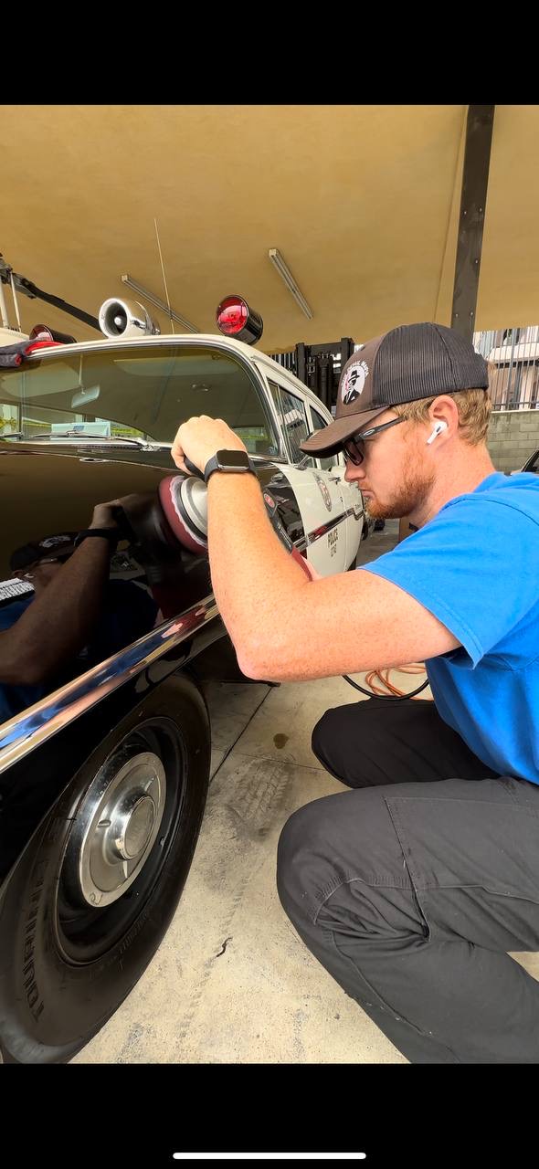Museum Police Car Paint Correction Process